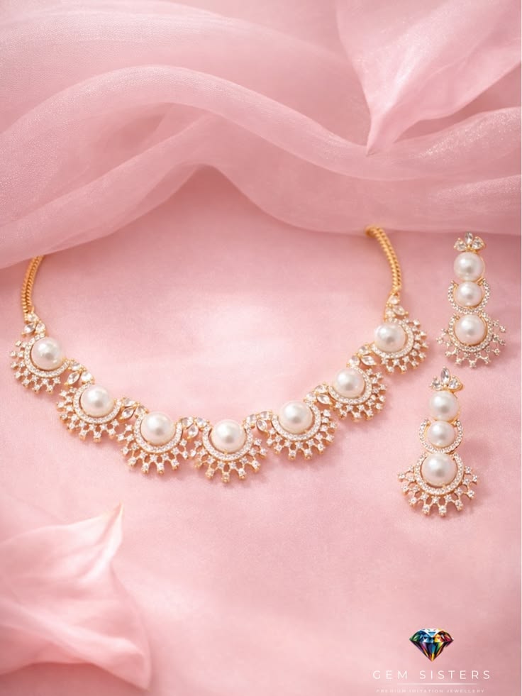 Female model wearing necklace
